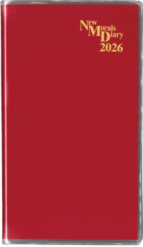 ニューモラル手帳2025年 深紅
