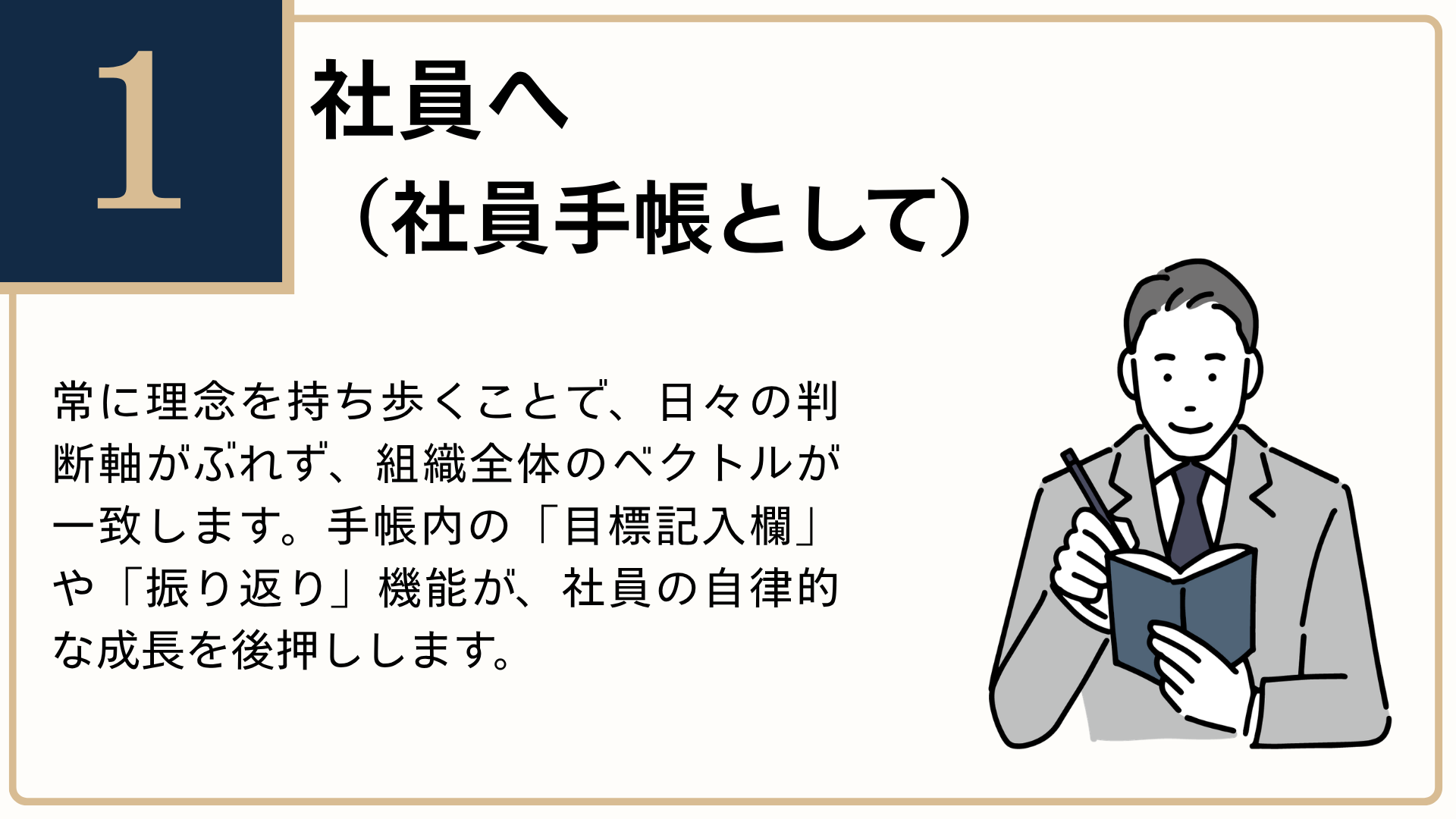2027年版 セミオーダーニューモラル手帳　社員へ
